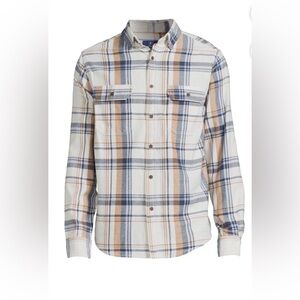 Mens GEORGE Super Soft Flannel Shirt Size XLT 46-48 Plaid New